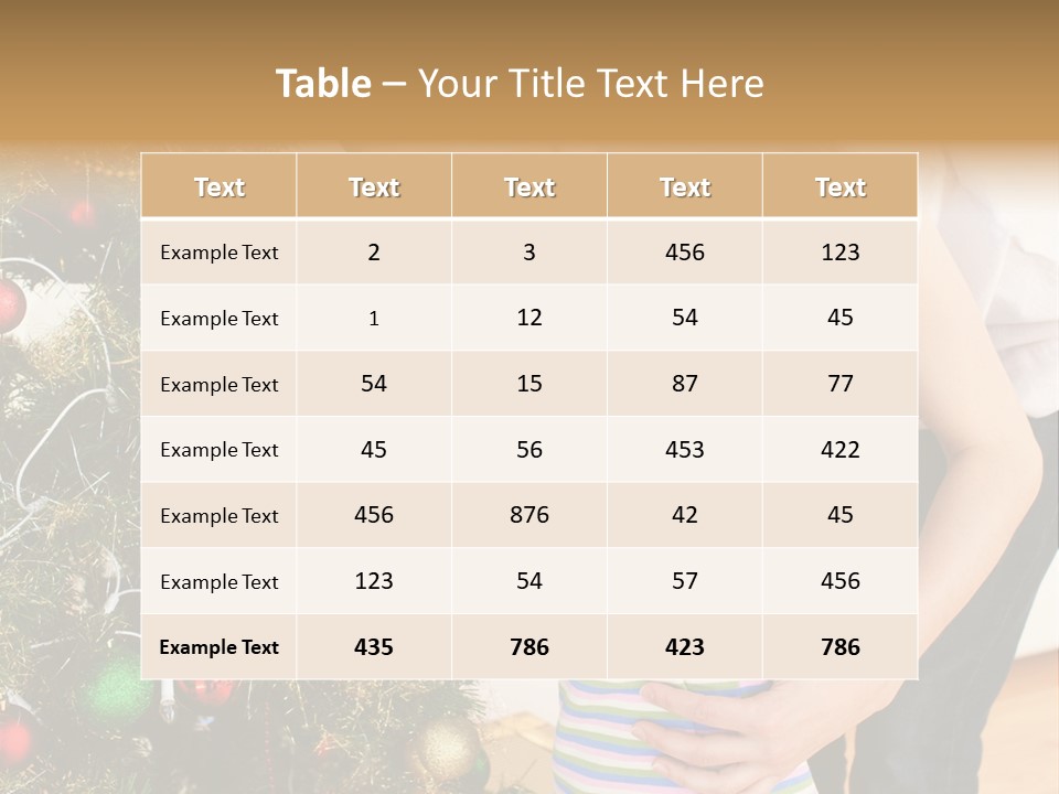 Family Christmas PowerPoint Template