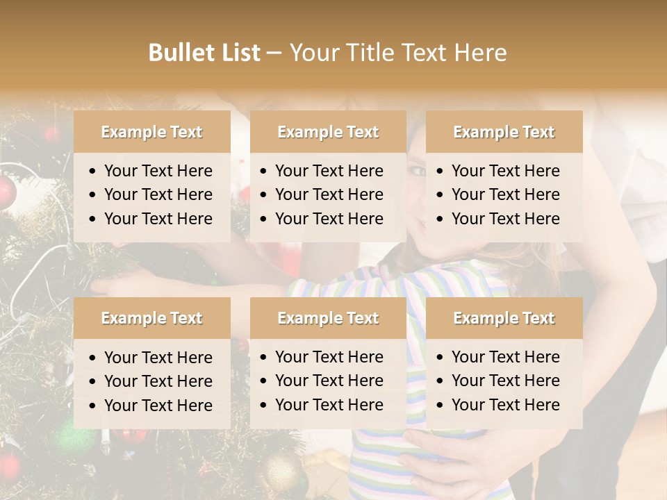 Family Christmas PowerPoint Template