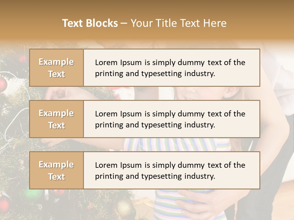 Family Christmas PowerPoint Template