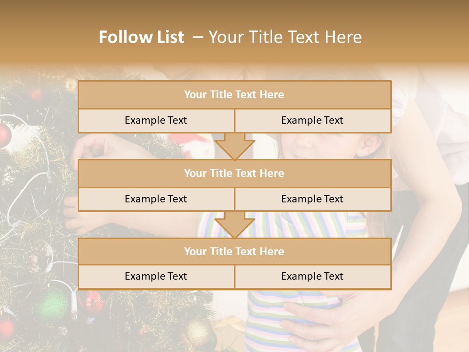 Family Christmas PowerPoint Template