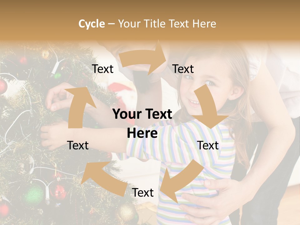 Family Christmas PowerPoint Template