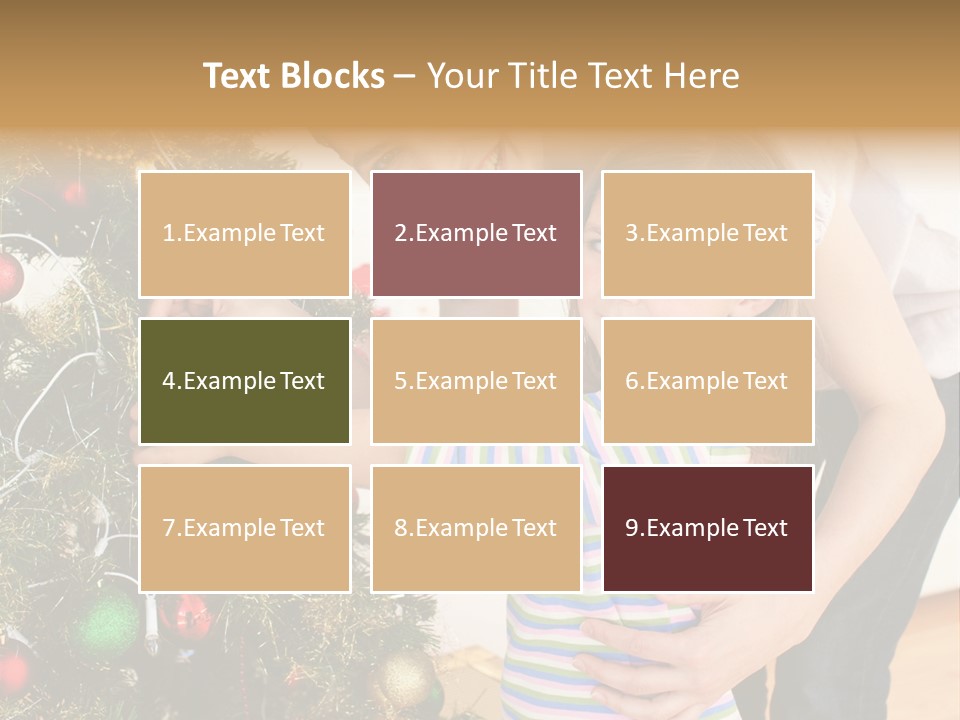 Family Christmas PowerPoint Template