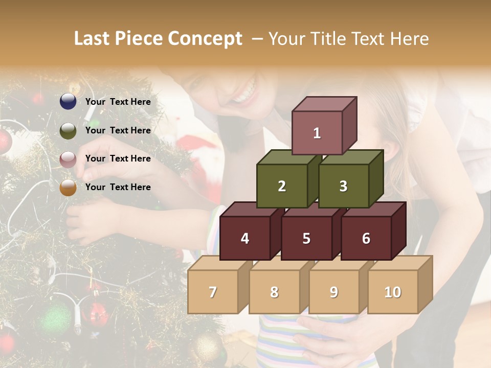 Family Christmas PowerPoint Template