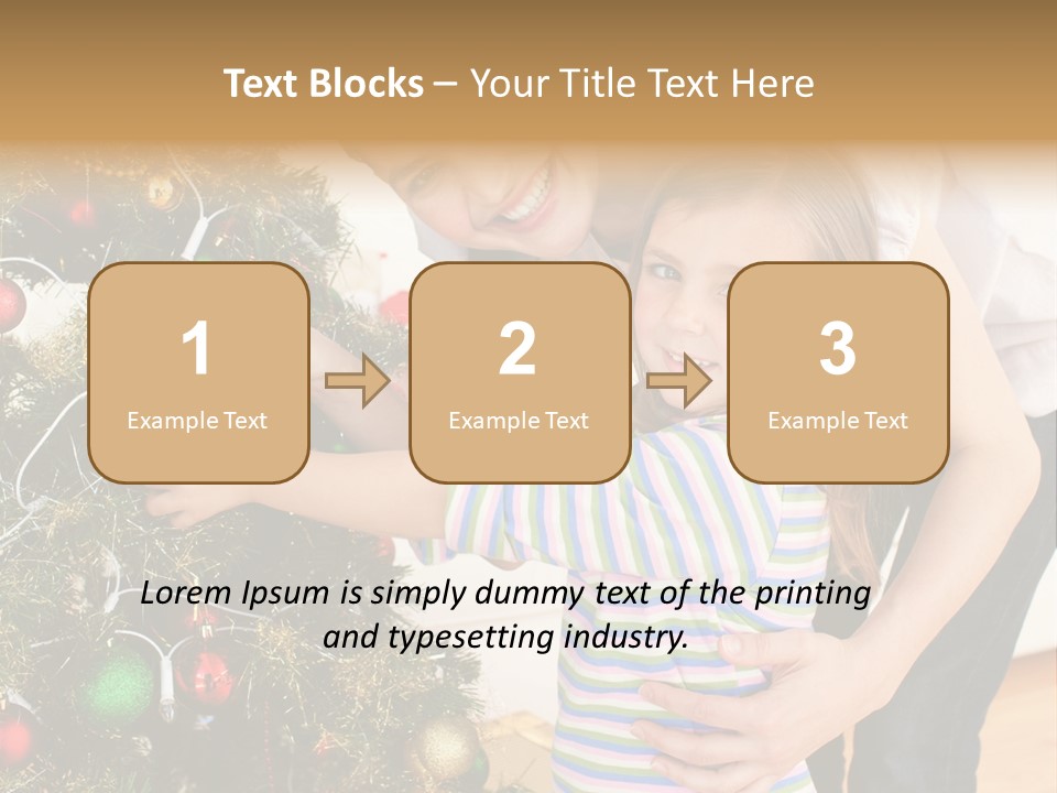 Family Christmas PowerPoint Template