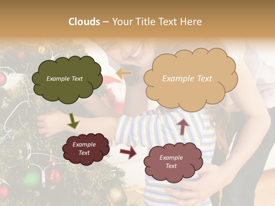 Family Christmas PowerPoint Template