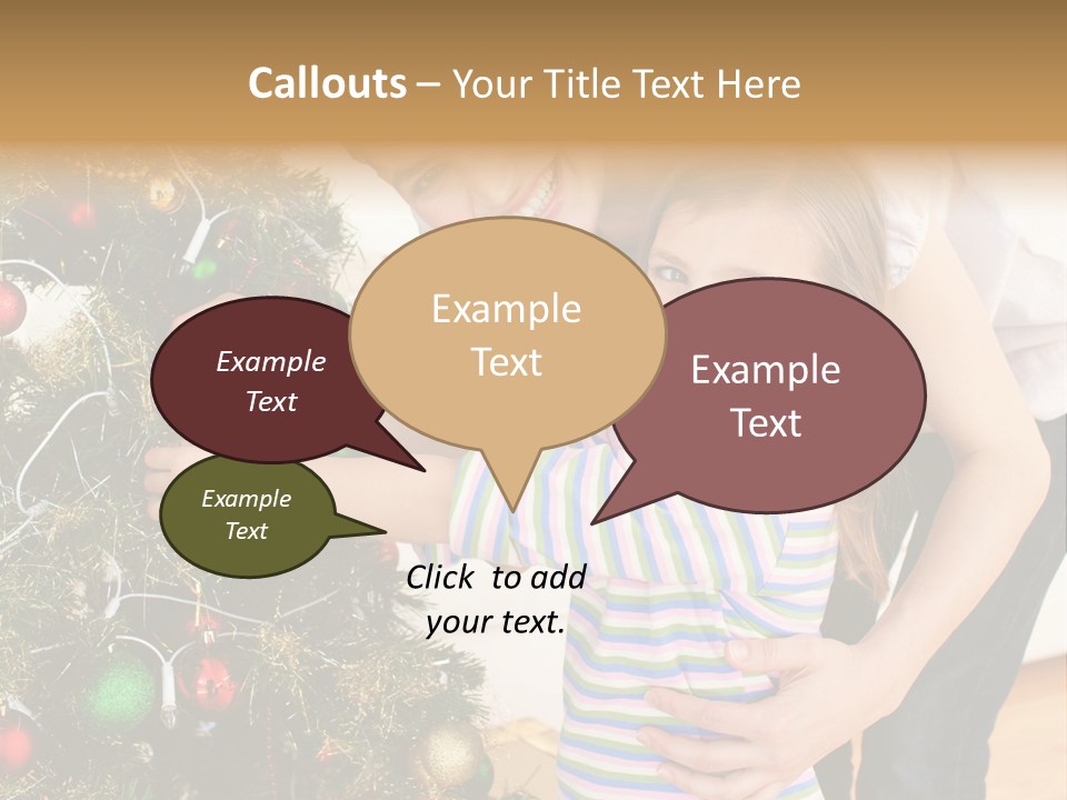 Family Christmas PowerPoint Template