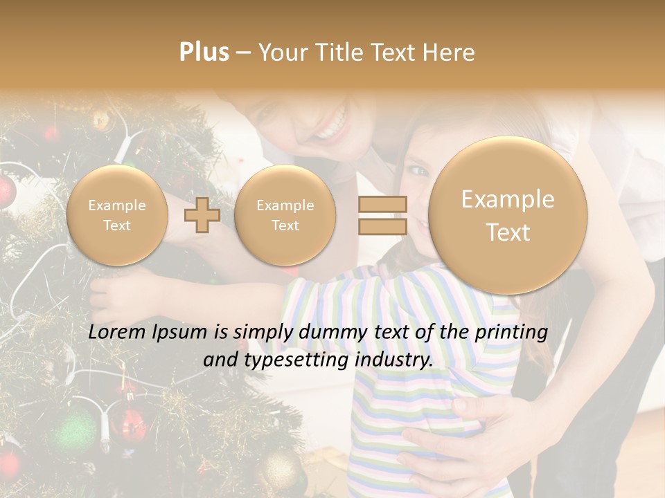 Family Christmas PowerPoint Template
