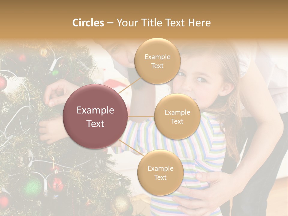 Family Christmas PowerPoint Template