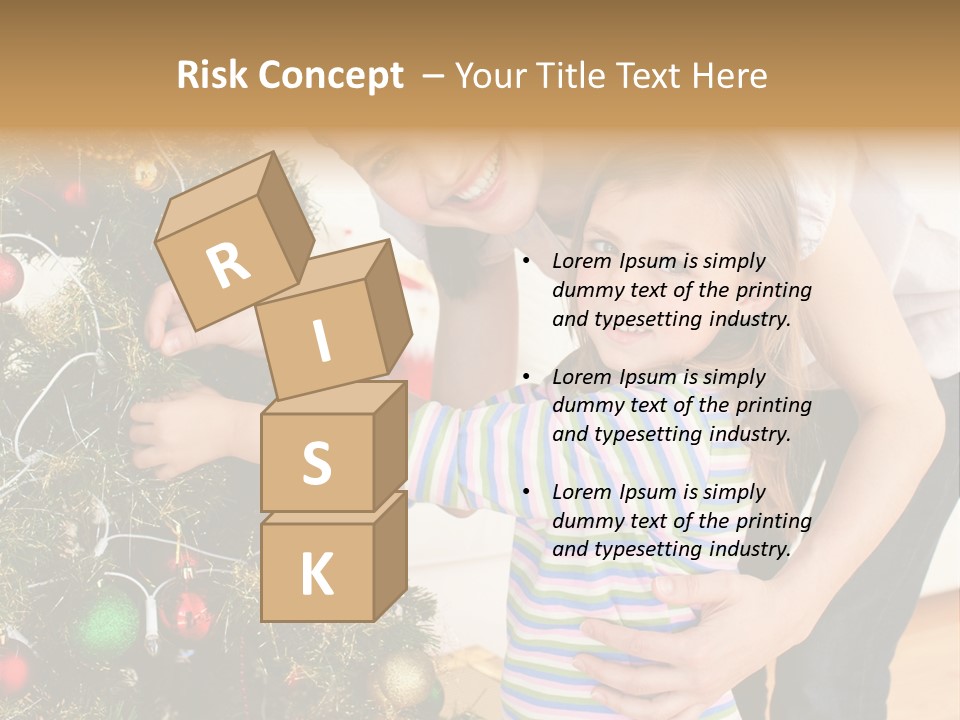 Family Christmas PowerPoint Template