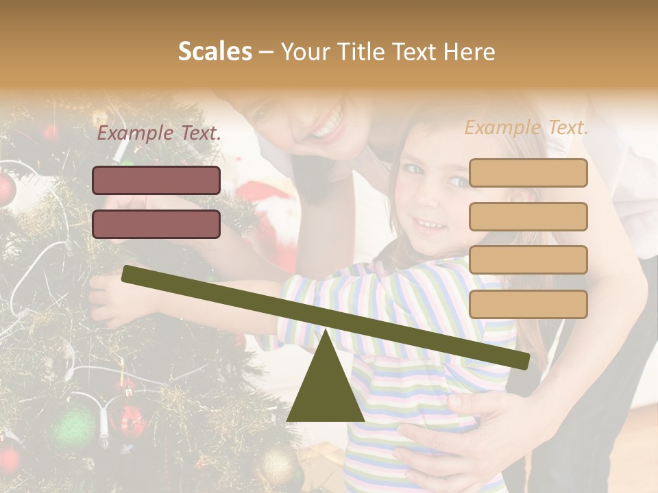 Family Christmas PowerPoint Template