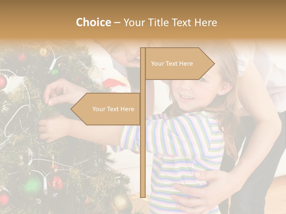 Family Christmas PowerPoint Template