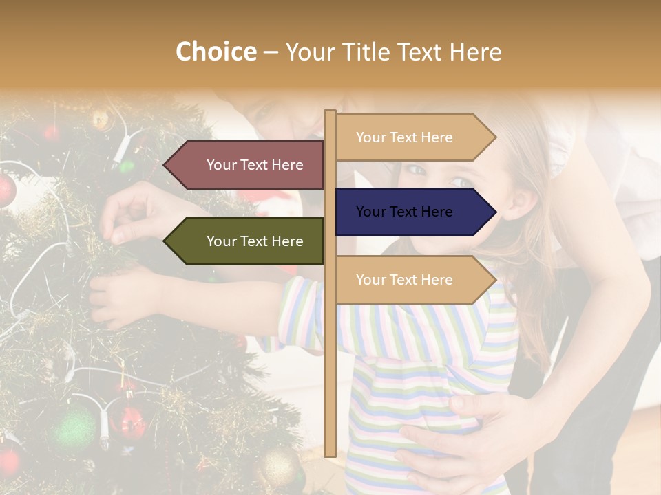 Family Christmas PowerPoint Template
