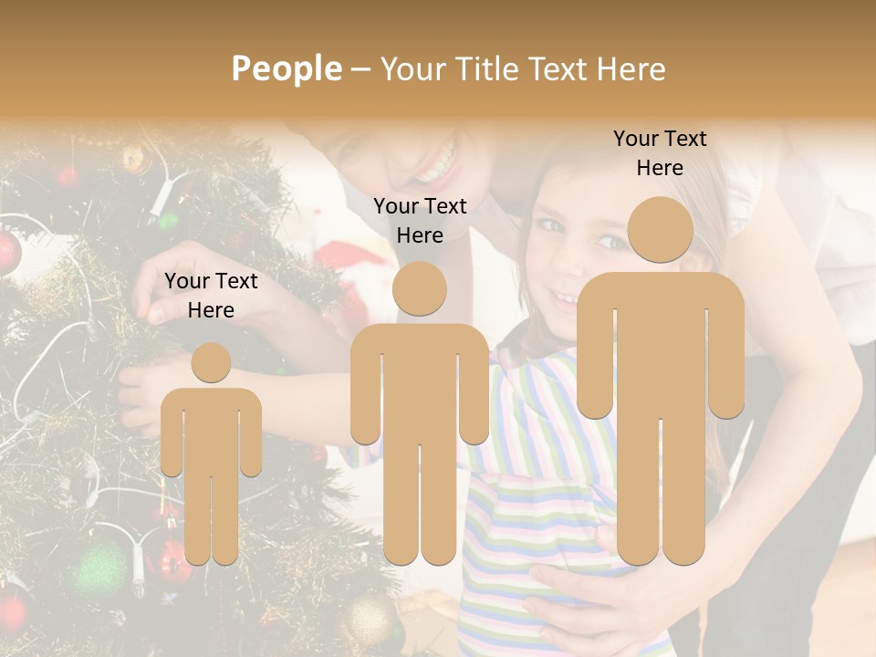 Family Christmas PowerPoint Template