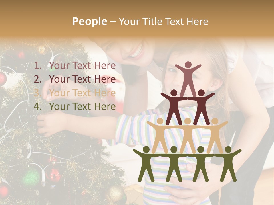 Family Christmas PowerPoint Template
