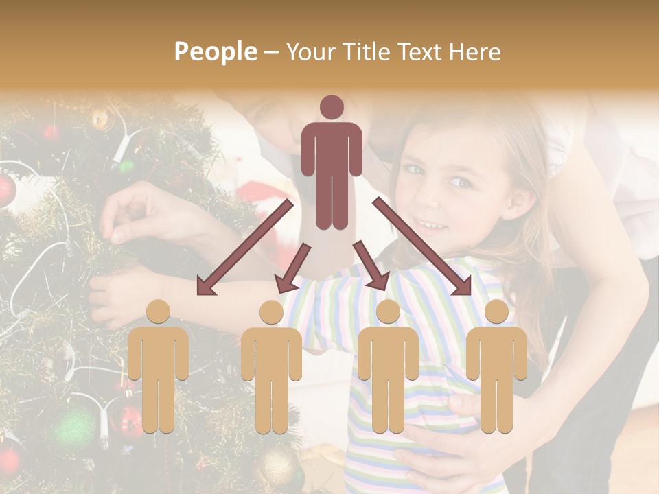 Family Christmas PowerPoint Template