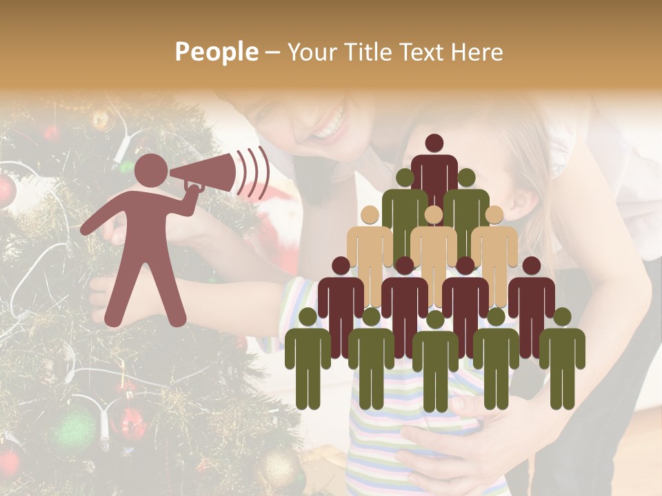 Family Christmas PowerPoint Template