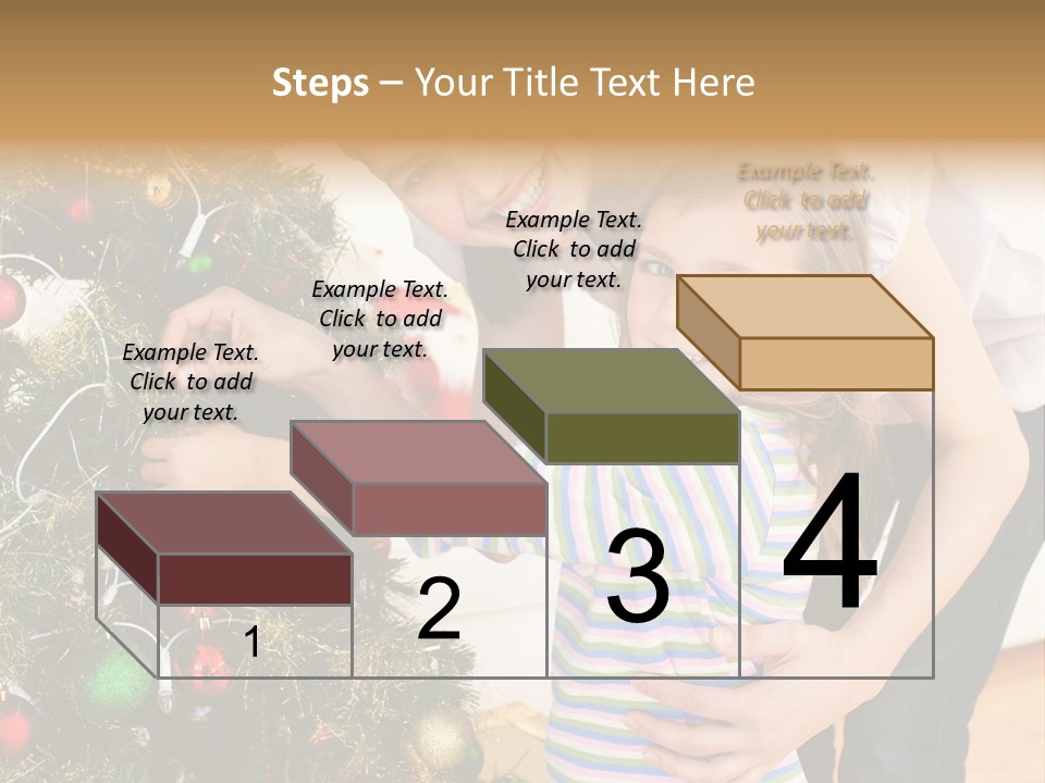 Family Christmas PowerPoint Template