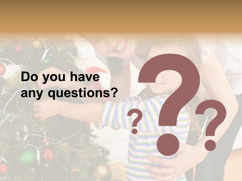 Family Christmas PowerPoint Template