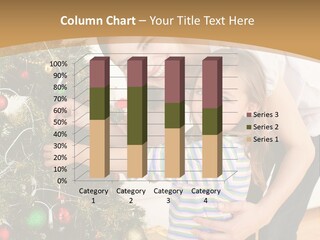 Crianças Arvore De Natal PowerPoint Template