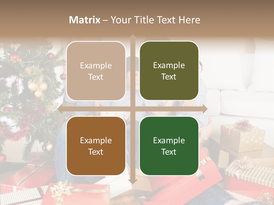 Happy Family Christmas PowerPoint Template