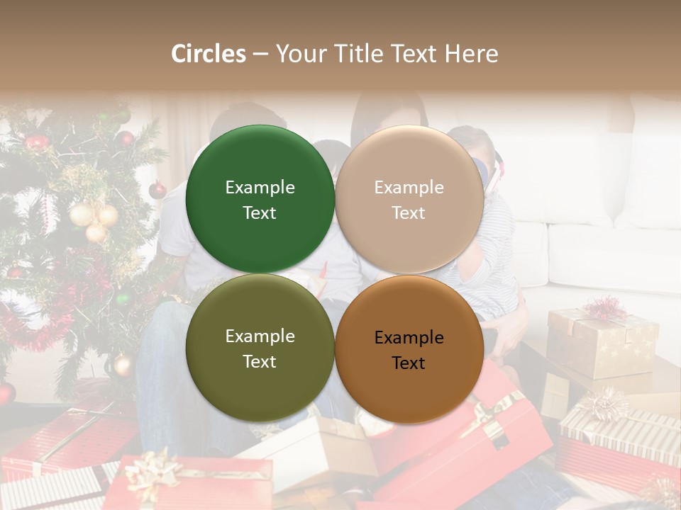 Happy Family Christmas PowerPoint Template