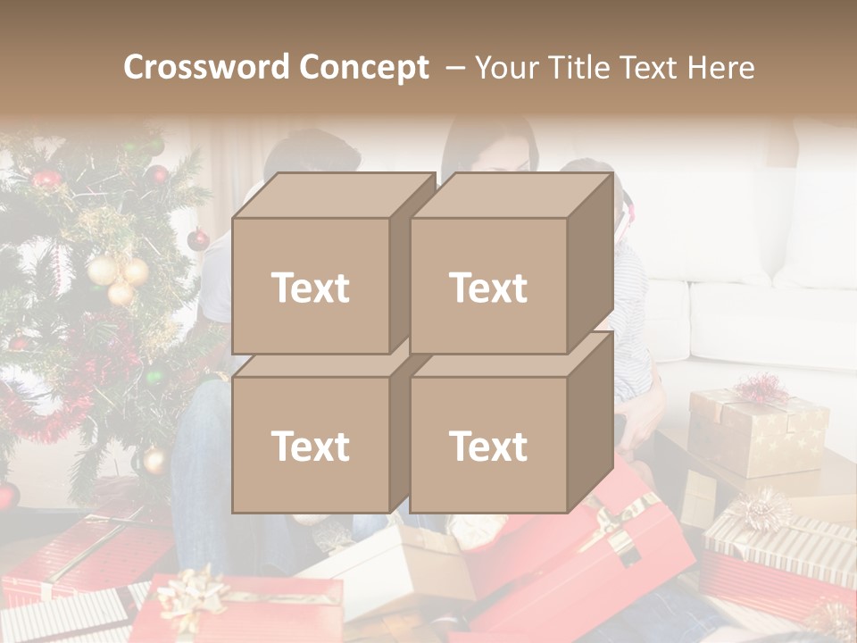 Happy Family Christmas PowerPoint Template