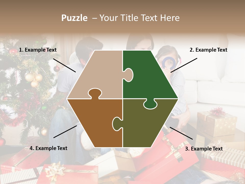 Happy Family Christmas PowerPoint Template