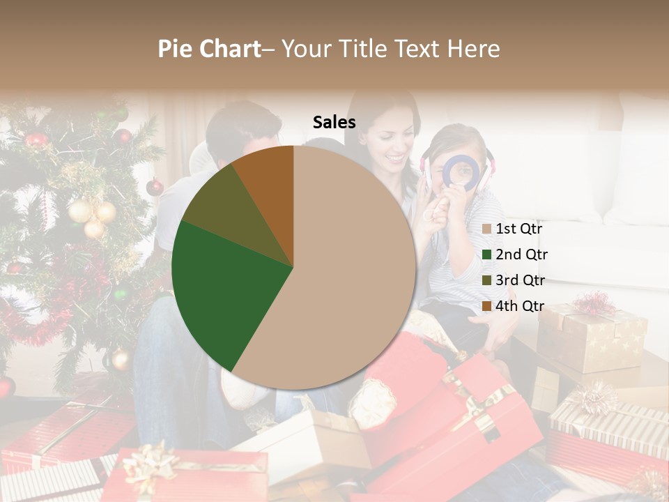 Happy Family Christmas PowerPoint Template