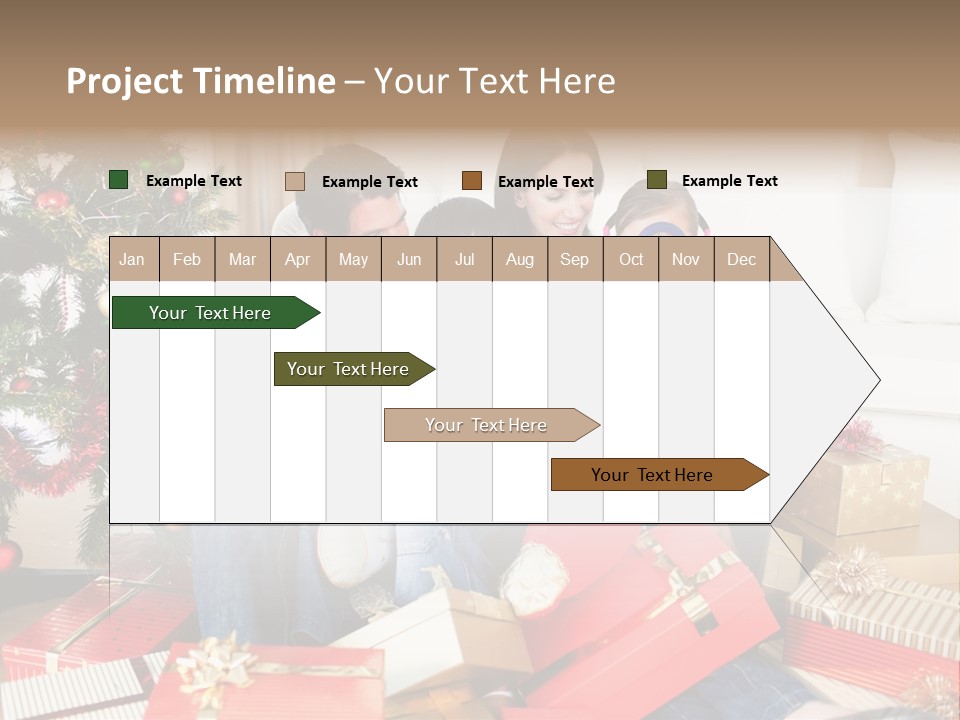 Happy Family Christmas PowerPoint Template