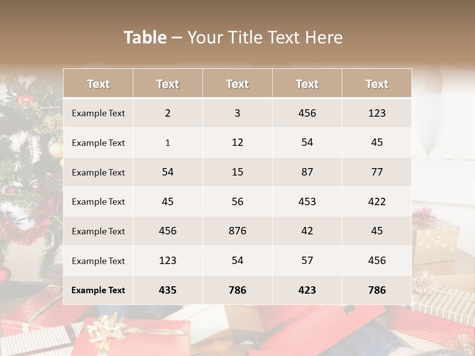 Happy Family Christmas PowerPoint Template