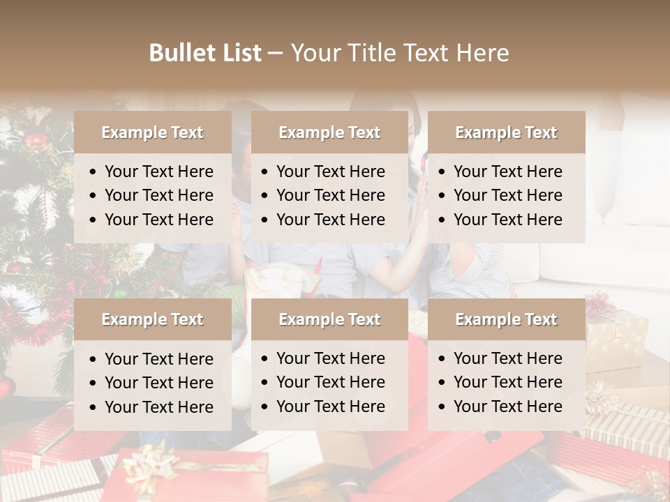 Happy Family Christmas PowerPoint Template