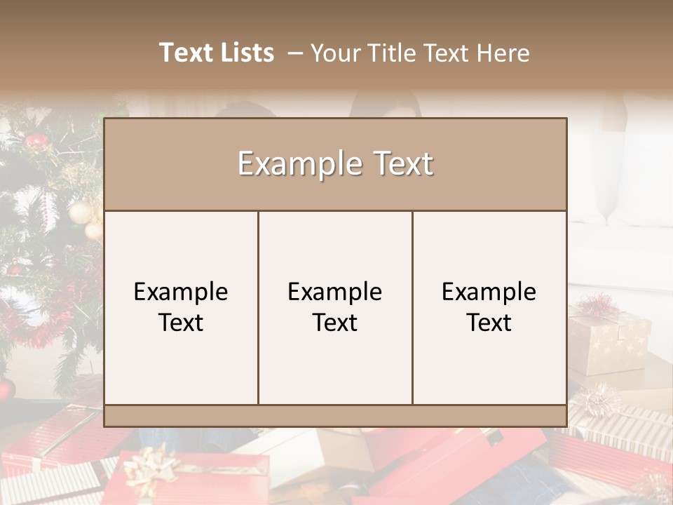 Happy Family Christmas PowerPoint Template