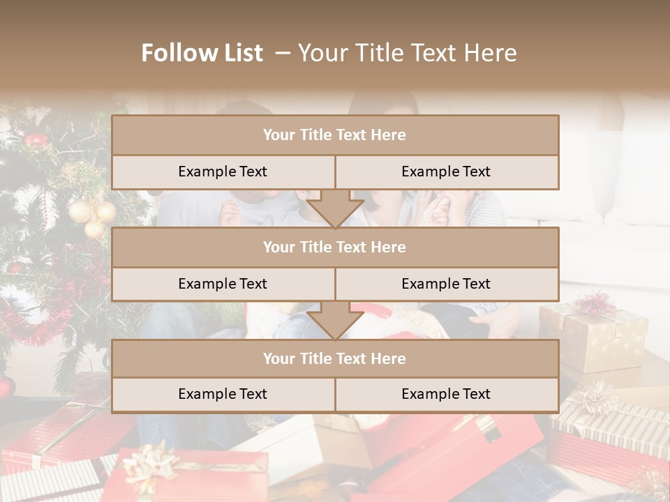 Happy Family Christmas PowerPoint Template