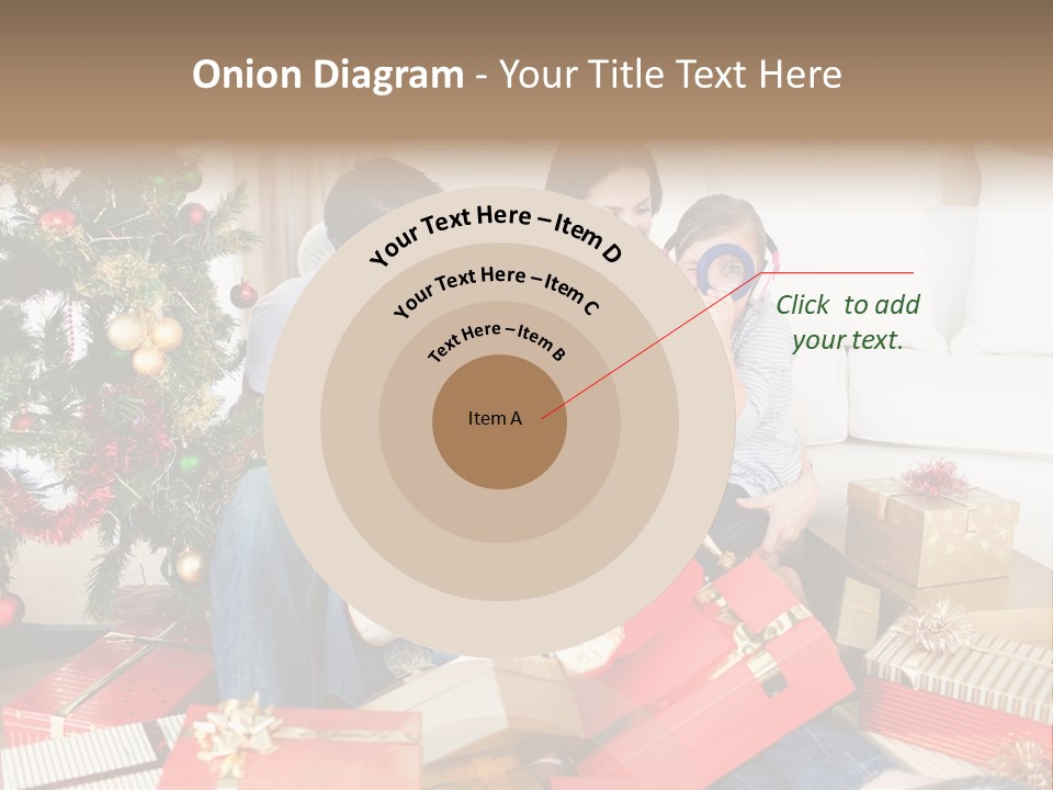 Happy Family Christmas PowerPoint Template