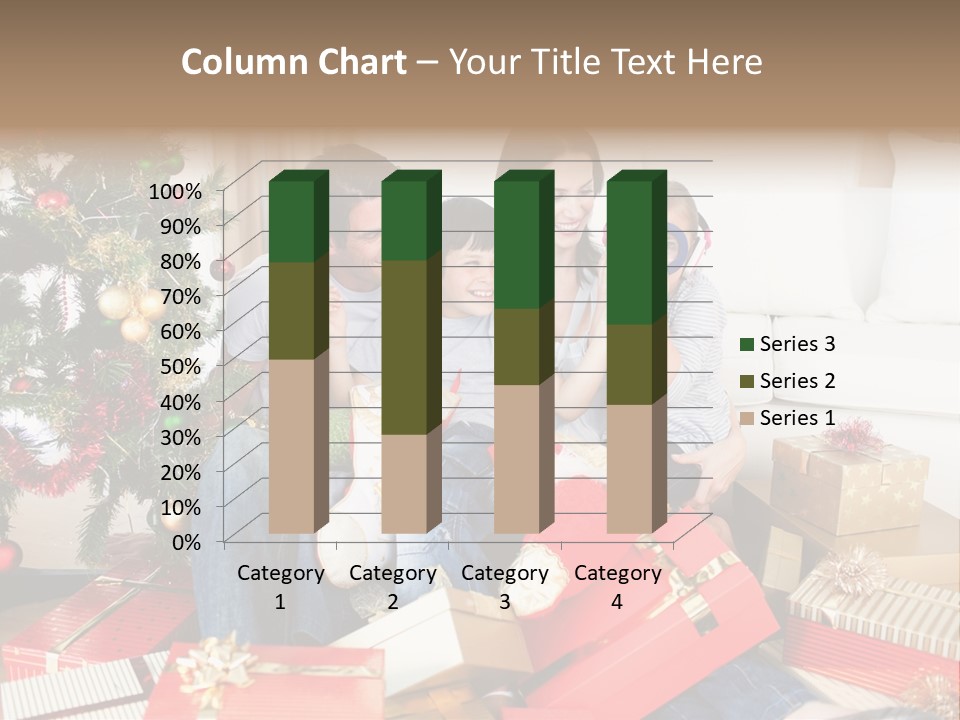 Happy Family Christmas PowerPoint Template