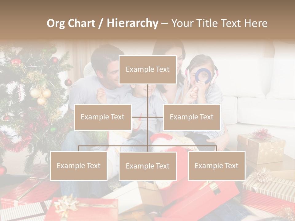 Happy Family Christmas PowerPoint Template