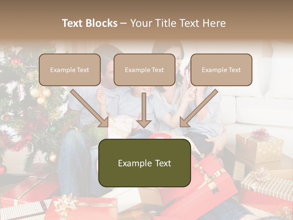 Happy Family Christmas PowerPoint Template