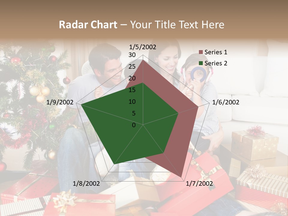 Happy Family Christmas PowerPoint Template