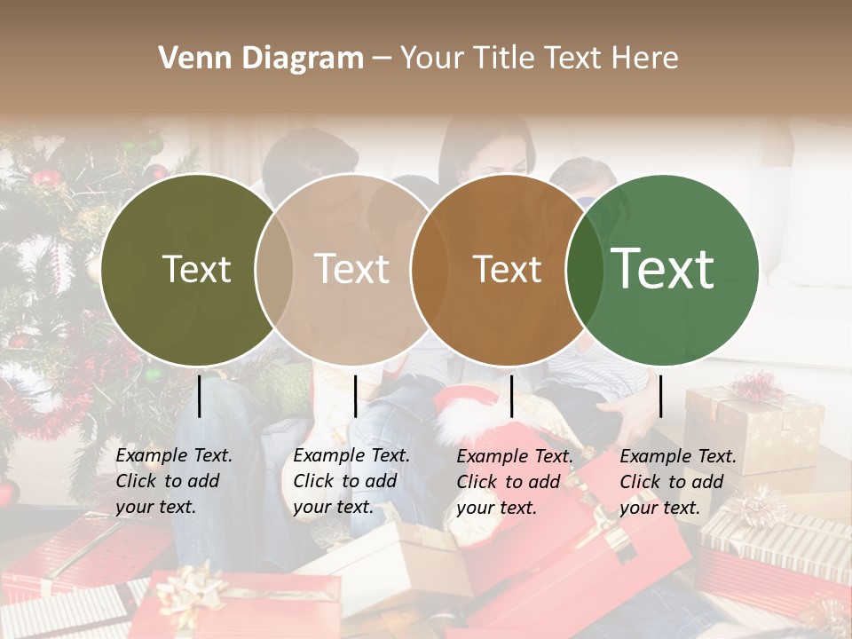 Happy Family Christmas PowerPoint Template