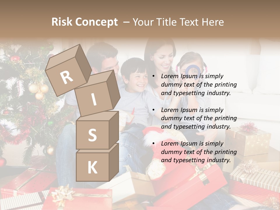 Happy Family Christmas PowerPoint Template