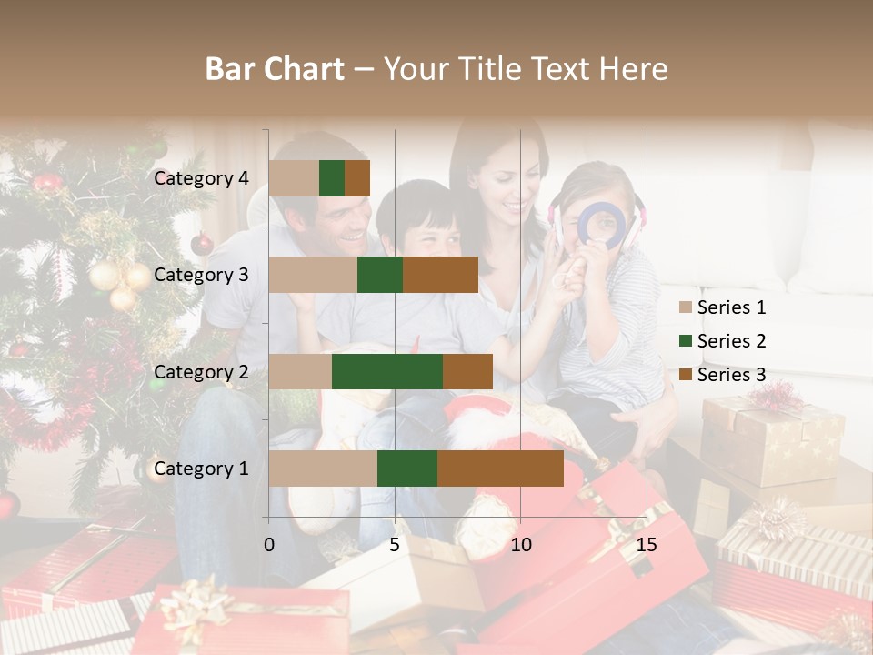 Happy Family Christmas PowerPoint Template