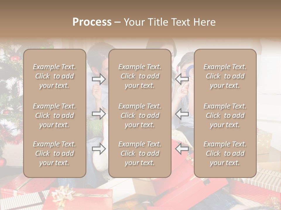 Happy Family Christmas PowerPoint Template