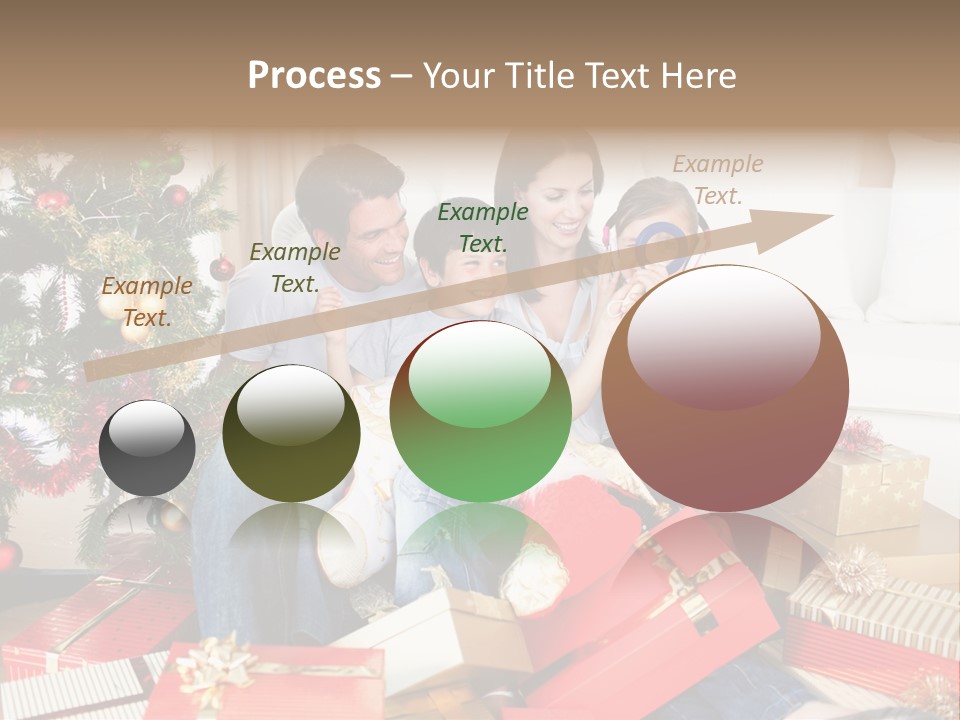 Happy Family Christmas PowerPoint Template