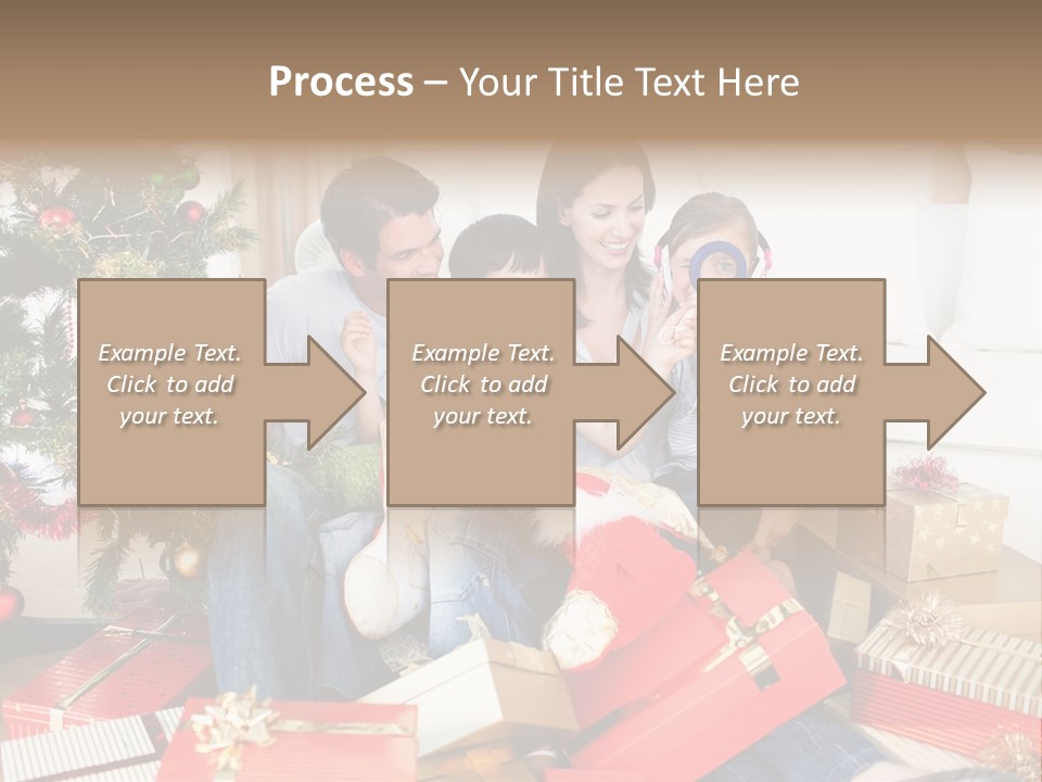Happy Family Christmas PowerPoint Template
