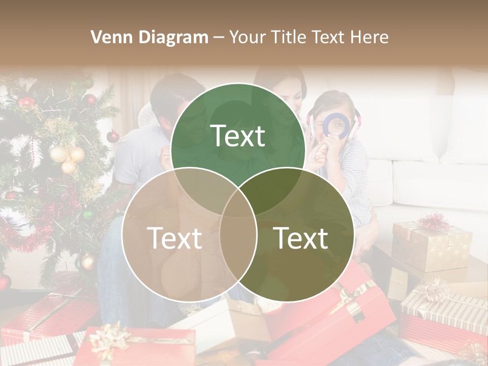 Happy Family Christmas PowerPoint Template