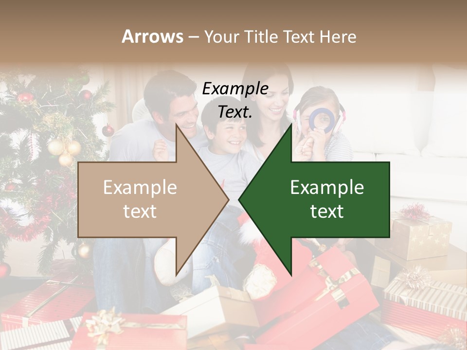 Happy Family Christmas PowerPoint Template