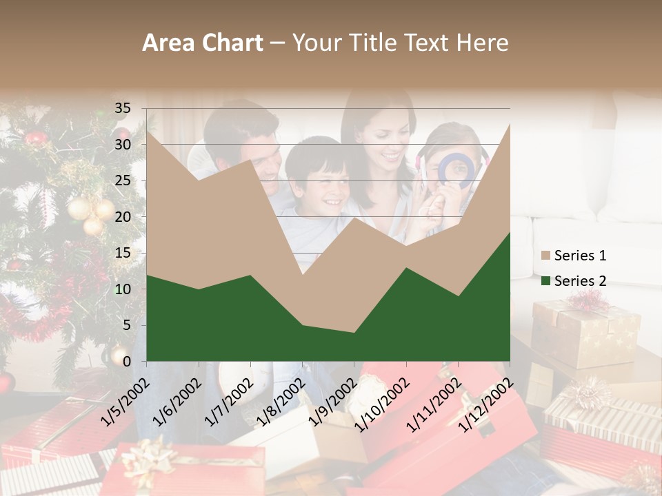 Happy Family Christmas PowerPoint Template