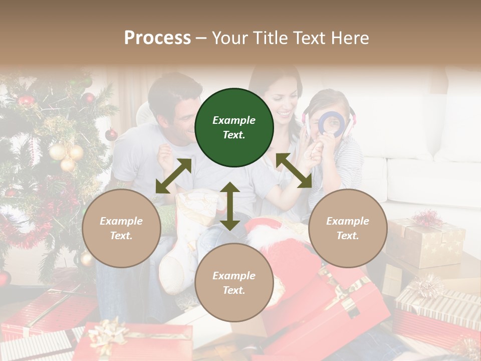 Happy Family Christmas PowerPoint Template