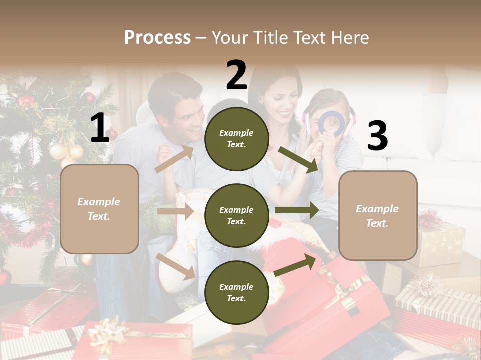 Happy Family Christmas PowerPoint Template