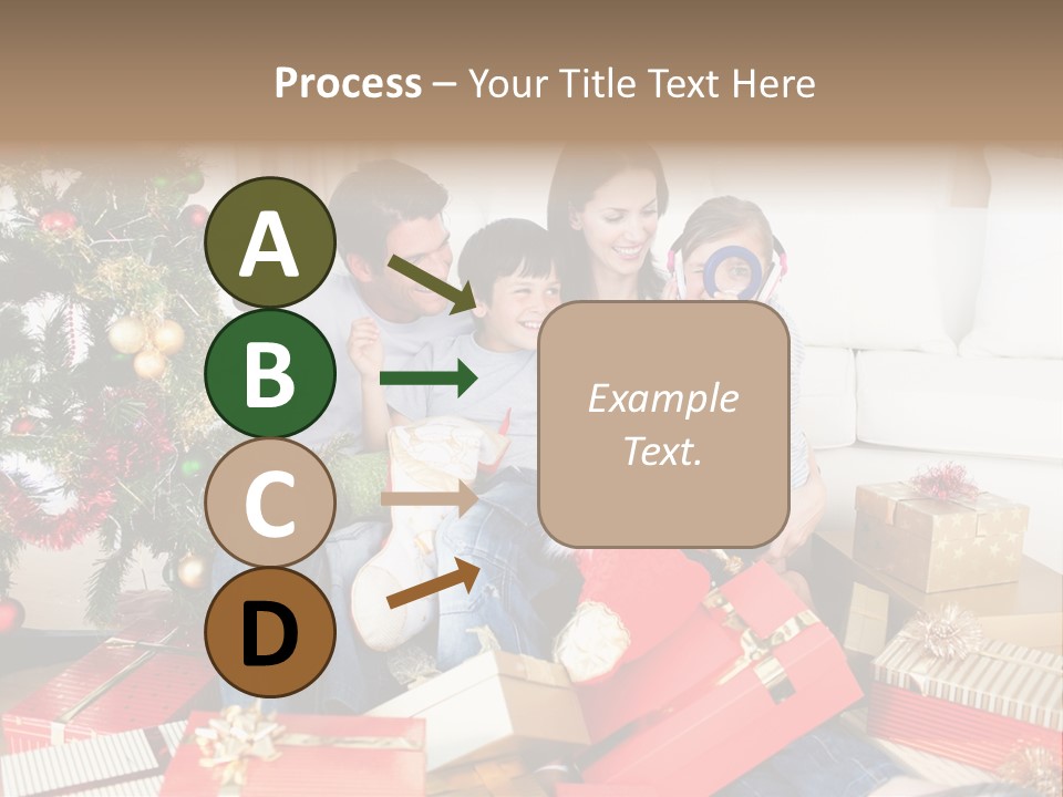 Happy Family Christmas PowerPoint Template